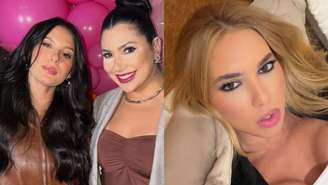 Ana Castela com amiga e Virgínia