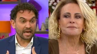 Felipe Nunes e Ana Maria Braga no Mais Você (Reprodução/TV Globo)