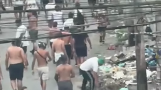 Confusão entre torcedores ocorreu na comunidade da Chatuba, em Mesquita, no Rio de Janeiro.