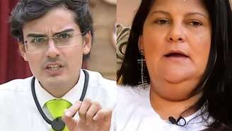 Dudu Camargo, em 'A Fazenda 17', e mãe, Andrea Almeida