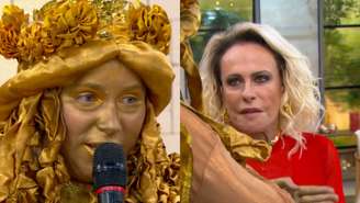 Natália Santos e Ana Maria Braga no Mais Você (Reprodução/TV Globo)