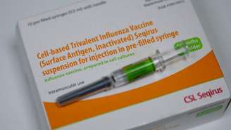 Muitas farmácias britânicas estão sem estoque da vacina contra a gripe sazonal (foto ilustrativa), o que indica um aumento da procura por vacinação. Londres, 11 de dezembro de 2025.