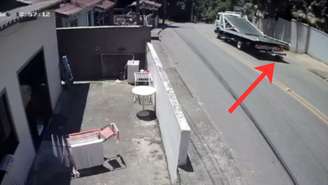 Cachorro foi arrastado por motorista de caminhão em SC