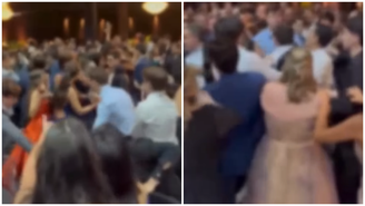 Festa de formatura de escola particular do Recife termina em confusão por conta de música