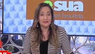 Doente, Sonia Abrão apresenta o programa de casa: 'Voz sumiu' / Reprodução: RedeTV!