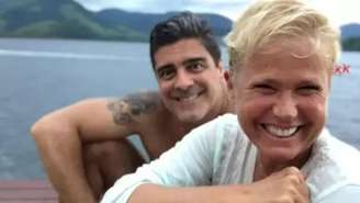 Xuxa Meneghel e Junno Andrade