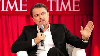 Leonardo DiCaprio em evento da revista TIME