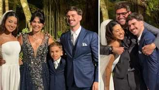 Suzana Alves, Flavio Saretta, Filhos e Nora