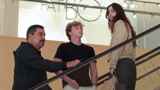 Benício Huck é flagrado em passeio com a nova namorada