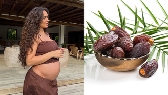 Nas redes sociais, a influenciadora Rafa Kalimann contou que passou a consumir seis tâmaras por dia para ajudar a induzir o parto