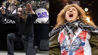 Black Sabbath e Whitesnake (Fotos: Kevin Mazur / WireImage e Per Ole Hagen / Redferns via Getty Images)