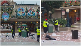 Vídeos mostram Disneyland Paris tomada por lixo em meio a greve de funcionários da limpeza
