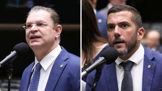 Os deputados federais do PL-RJ Sóstenes Cavalcante, e Carlos Jordy são alvo da PF