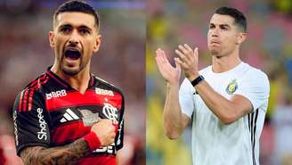 Arrascaeta e Cristiano Ronaldo 