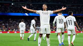 Bellingham comemorando gol pelo Real Madrid