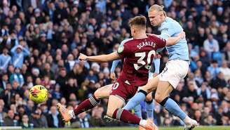 Lance do jogo entre Manchester City e West Ham