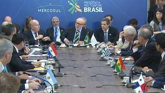 Presidente Lula durante a  67°Cúpula de Chefes de Estado do Mercosul e Estados Associados, em em Foz do Iguaçu (PR)