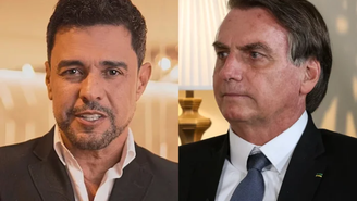 Amigos! Zezé Di Camargo recebeu ligação de Jair Bolsonaro; veja o vídeo / Reprodução