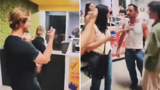 Matheus e Mesquita brigam em festa após a final de A Fazenda 17; veja o vídeo / Reprodução: Twitter