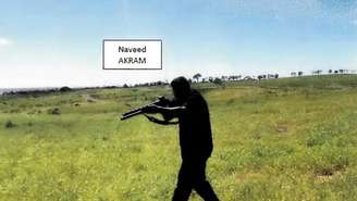 Captura de vídeo divulgado pelas autoridades australianas, gravado no final de outubro em uma zona rural, mostra treinamento feito pelos atiradores do atentado em Sydney.