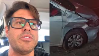 Veja como ficou destruído o carro após batida envolvendo Dado Dolabella / Reprodução: Instagram