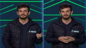 O padre Patrick durante o quadro Show do Milhão, do Programa Silvio Santos, no domingo (21)