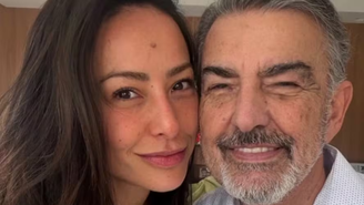 Sabrina Sato e o pai