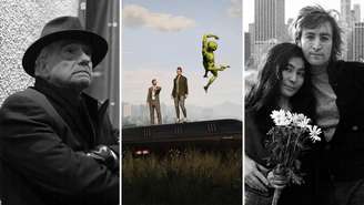 Imagens dos documentários O Lendário Martin Scorsese, Grand Theft Hamlet e One to One: John & Yoko (Fotos: Divulgação)