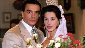 Fábio Dias e Claudia Raia em Terra Nostra