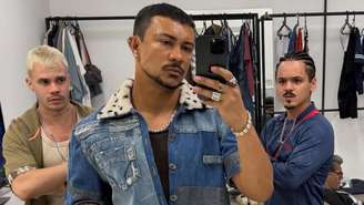 Vandílson (Vinicius Teixeira), Bagdá (Xamã) e Alemão (Lucas Righi) de Três Graças (Reprodução/Instagram)