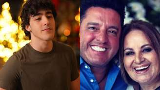 Enzo Rabelo, cantor Bruno e dona Anita