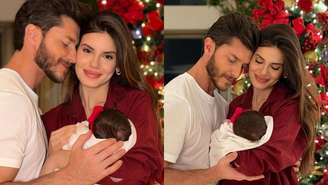 Camila Queiroz e Klebber Toledo fazem declaração sobre primeiro Natal após nascimento da filha