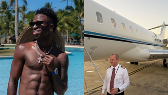 Vini Jr volta para a Espanha em jato particular após fim de semana com Virginia na Bahia