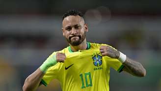 Neymar em ação pela Seleção Brasileira