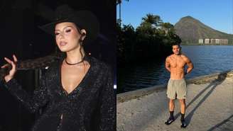 Ana Castela e André Lamoglia tiveram sucesso em suas carreiras em 2025. Reprodução/Instagram @anacastelacantora e @andrelamoglia