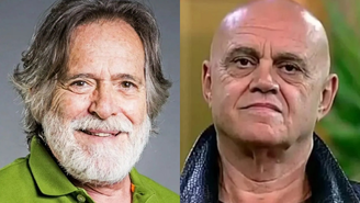 José de Abreu comemora morte de Oscar Maroni: 'Diabo que o carregue' / Reprodução: Record e Globo