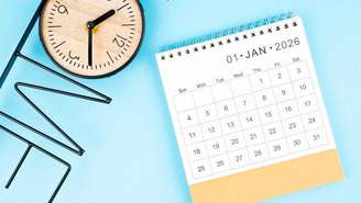 Imagem ilustrativa de um calendário de 2026