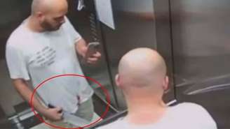 Jornalista flagrado com sangue da vítima