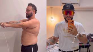 Ed Gama impressiona a web com transformação física e desabafa sobre perda de 30 kg