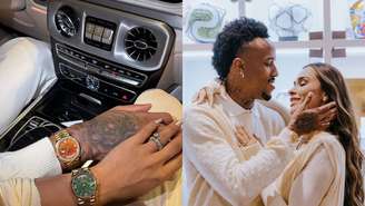 Tainá Militão e Eder Militão usam relógios milionários no Réveillon