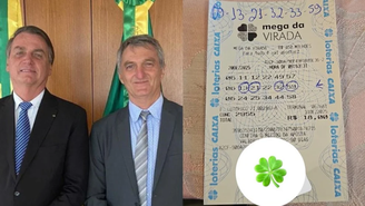 Jair Bolsonaro joga no 13 e ganha na quadra da Mega da Virada