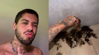 Zé Felipe faz transformação de visual após cumprir promessa