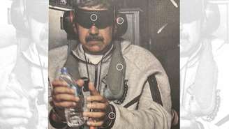 A primeira foto de Nicolás Maduro após ser detido rodou o mundo