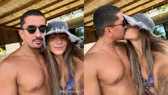 Assumidos! Hariany Almeida surge aos beijos com irmão de Anitta / Reprodução: Instagram