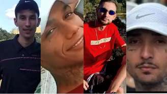 Guilherme, Pedro, Daniel e Bruno foram encontrados mortos em estada de SC