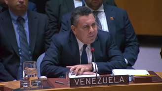 O Embaixador da Venezuela na ONU, Samuel Moncada