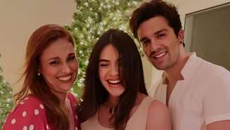 Marizete Santana, Jade Magalhães e Luan Santana