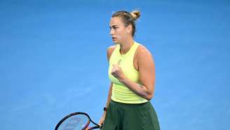 Sabalenka em ação no WTA de Brisbane