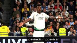 Leitura labial revelou que Vini Jr reclamou com técnico sobre companheiro de time