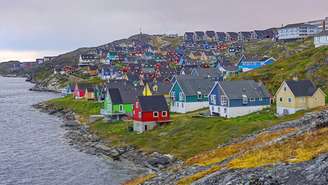 A Groenlândia é um território autônomo dentro do Reino da Dinamarca, com governo próprio em várias áreas internas – depositphotos.com / PTHamilton